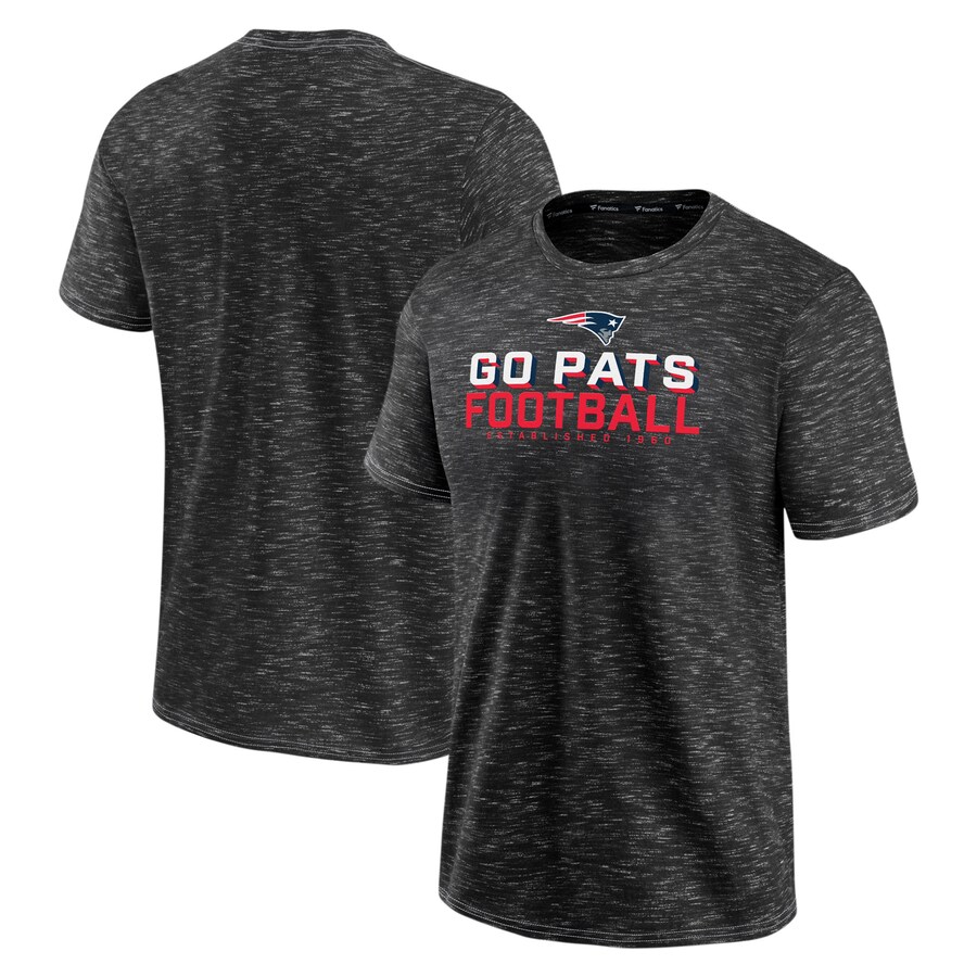 Men's New England Patriots Fanatics Charcoal Component T-Shirt - Jersey