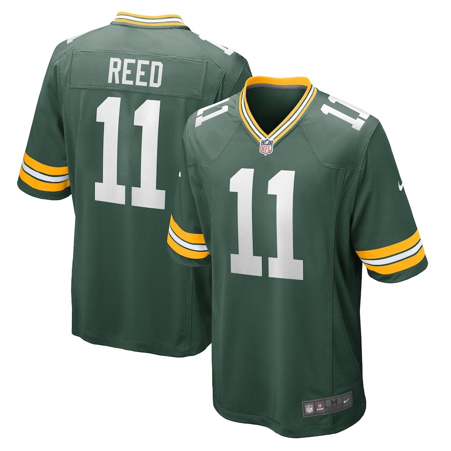 Men's Green Bay Packers Jayden Reed Nike  Green  Game Jersey - Jersey