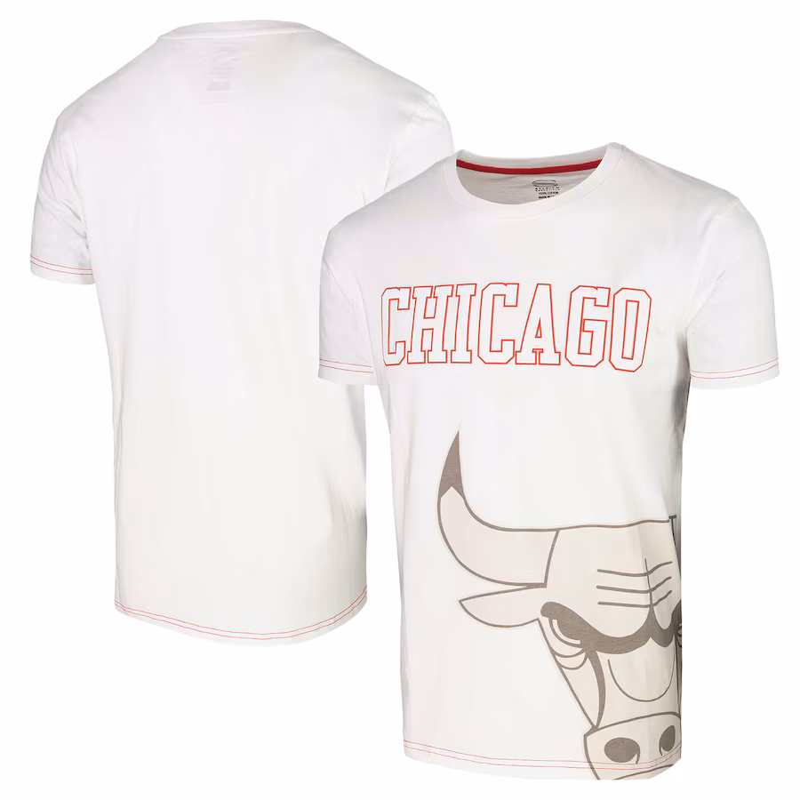 Unisex Chicago Bulls Stadium Essentials White Scoreboard T-Shirt - Jersey