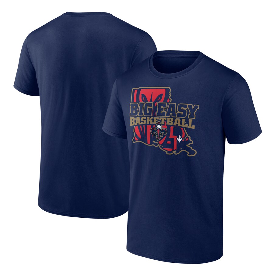 Men's New Orleans Pelicans  Navy Core Hometown Launch T-Shirt - Jersey