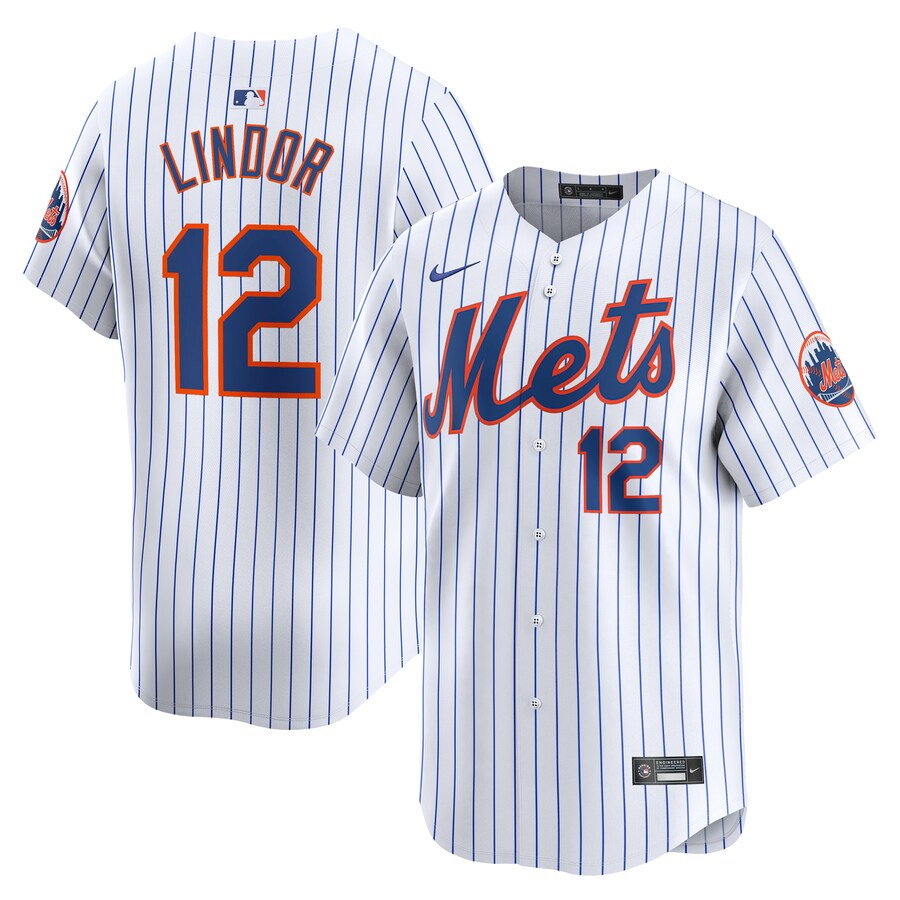 Youth New York Mets Francisco Lindor Nike White Home Limited Player Jersey - Jersey
