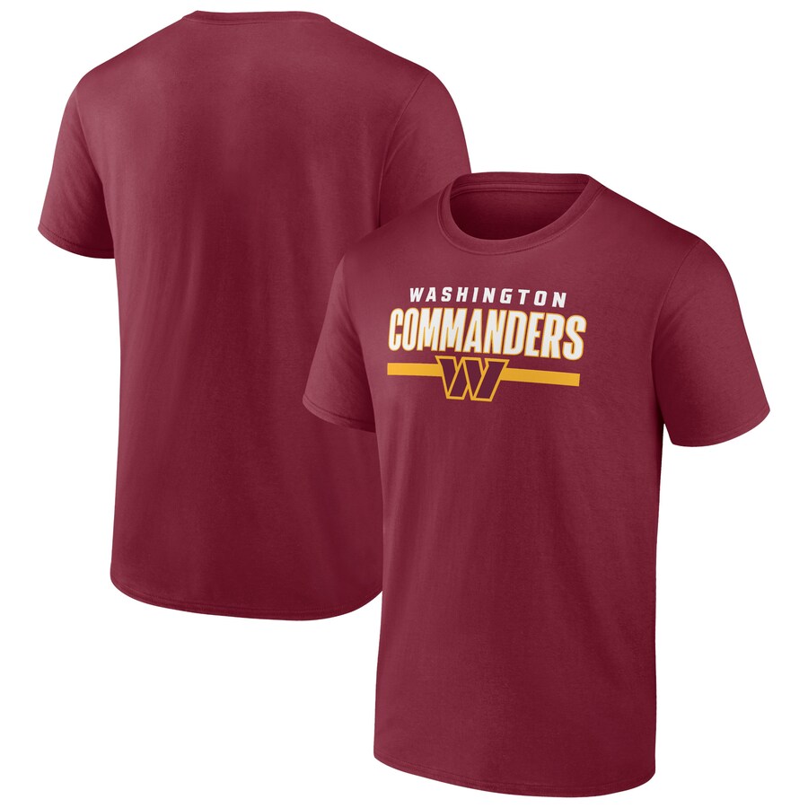 Men's Washington Commanders Burgundy Speed & Agility T-Shirt - Jersey