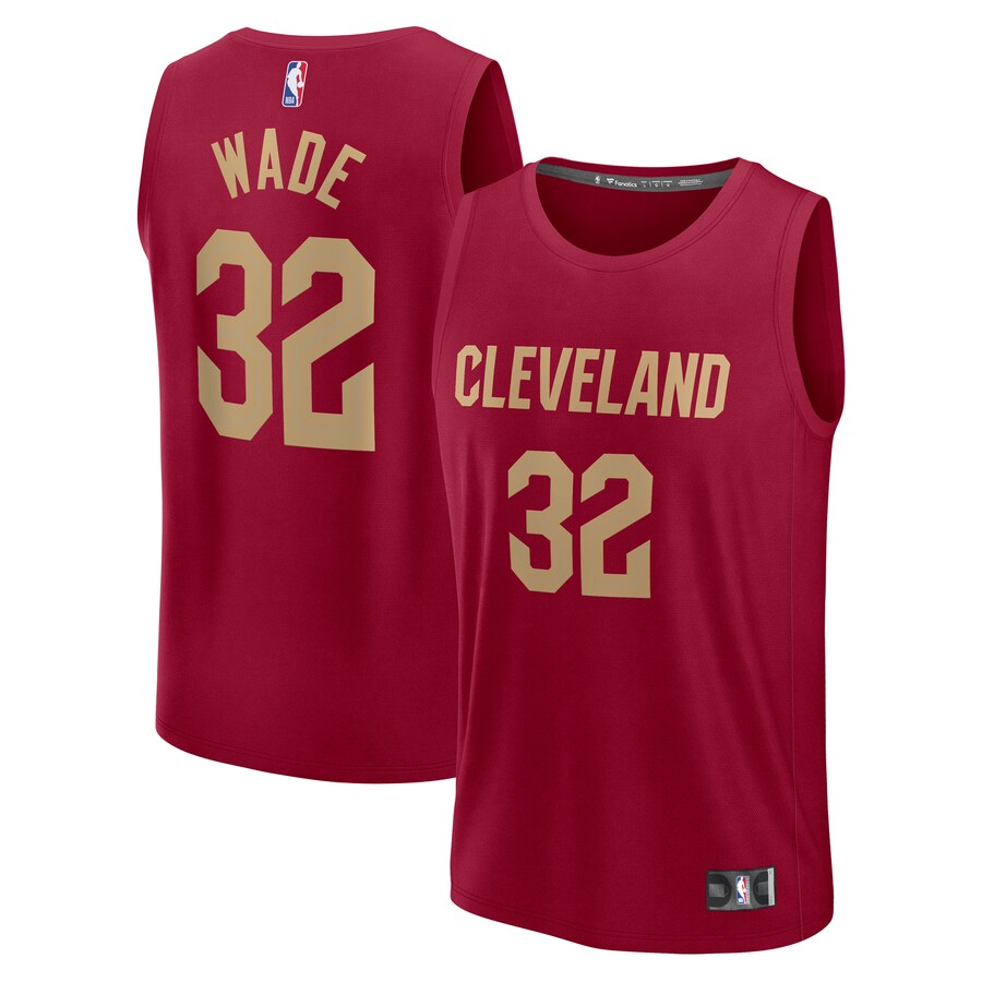 Youth Cleveland Cavaliers Dean Wade Fanatics Wine Fast Break Player Jersey - Icon Edition - Jersey
