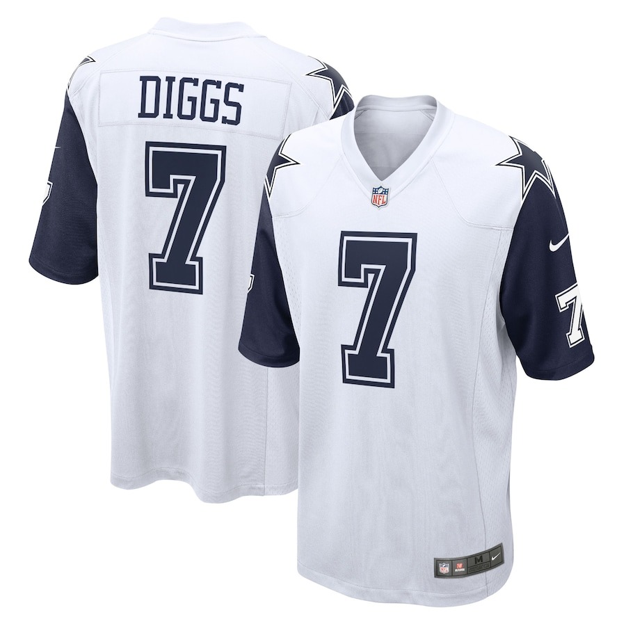 Men's Dallas Cowboys Trevon Diggs Nike White Alternate Game Jersey - Jersey