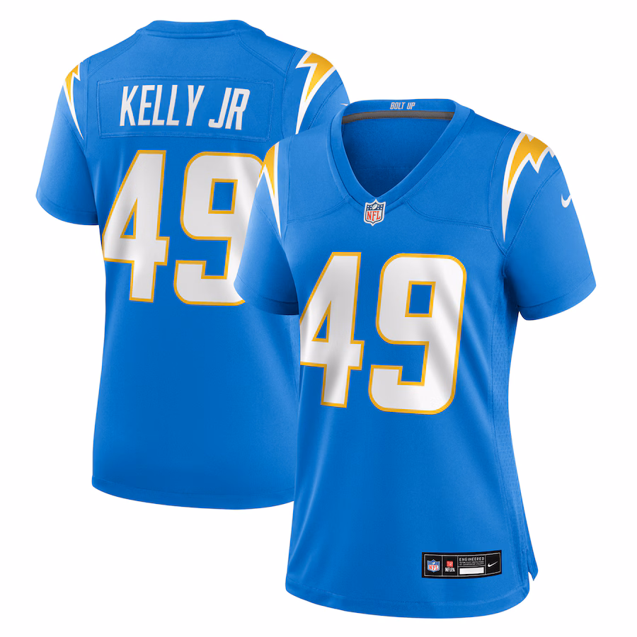 Women's Los Angeles Chargers John Kelly Jr. Nike Powder Blue Team Game Jersey - Jersey