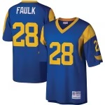 Men's Los Angeles Rams Marshall Faulk Mitchell & Ness Royal Legacy Replica Jersey - Jersey