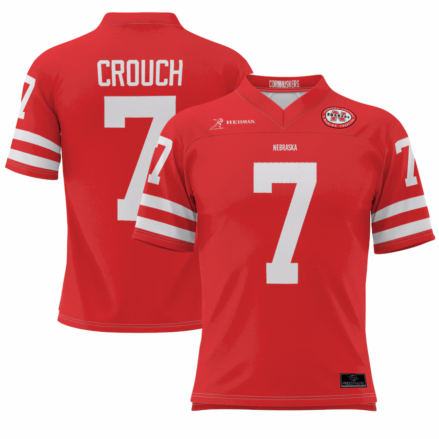 Youth GameDay Greats Eric Crouch Scarlet Nebraska Huskers Heisman Football Jersey - Jersey