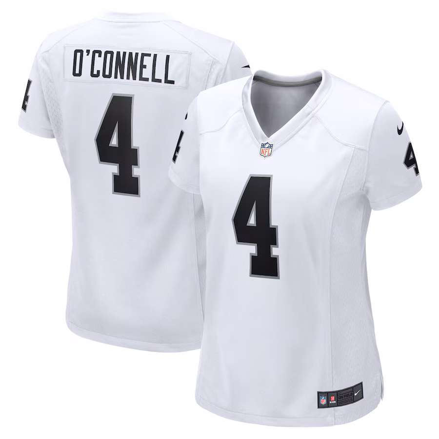 Women's Las Vegas Raiders Aidan O'Connell Nike White Game Jersey - Jersey