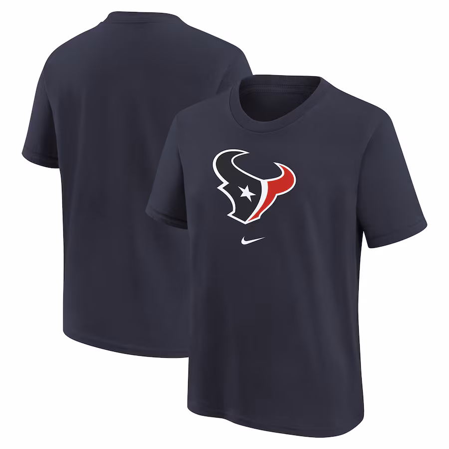 Youth Houston Texans Nike Navy Logo T-Shirt - Jersey