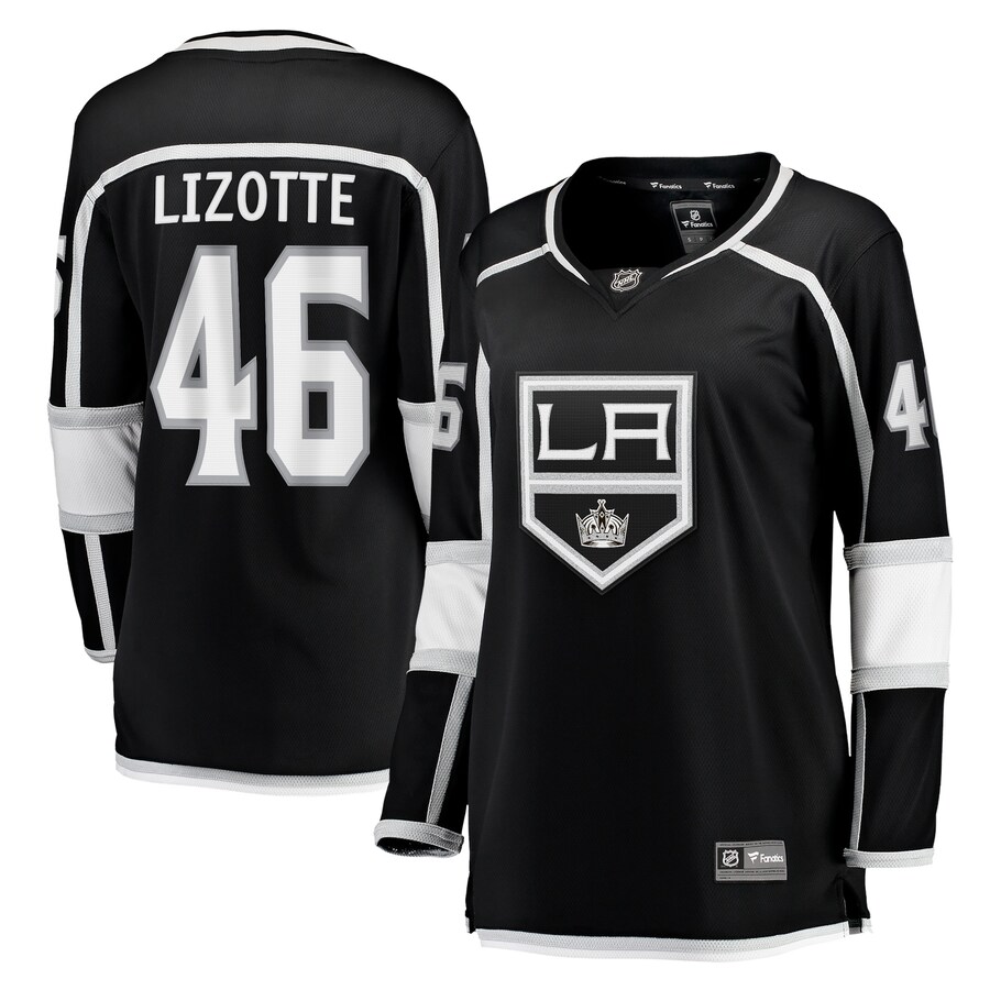 Women's Los Angeles Kings Blake Lizotte Fanatics Branded Black Home Breakaway Player Jersey - Jersey