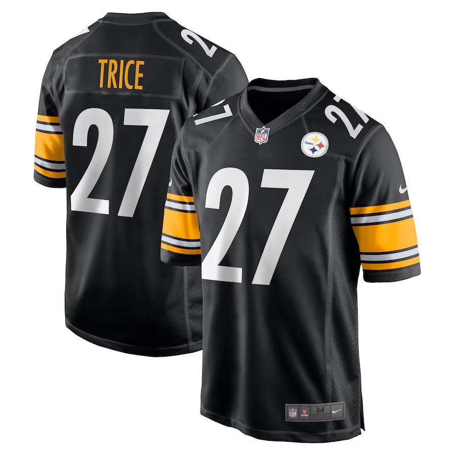 Men's Pittsburgh Steelers Cory Trice Nike  Black  Game Jersey - Jersey