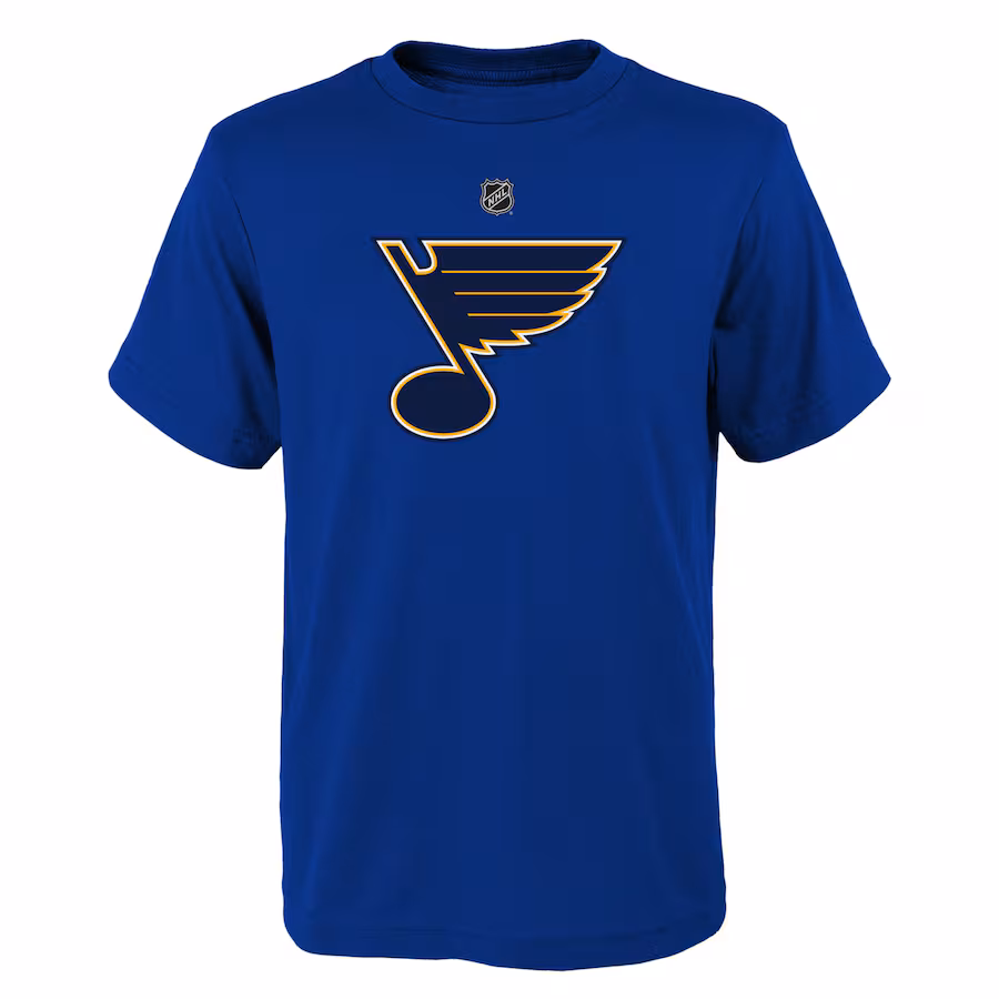 Youth St. Louis Blues Blue Primary Logo T-Shirt - Jersey