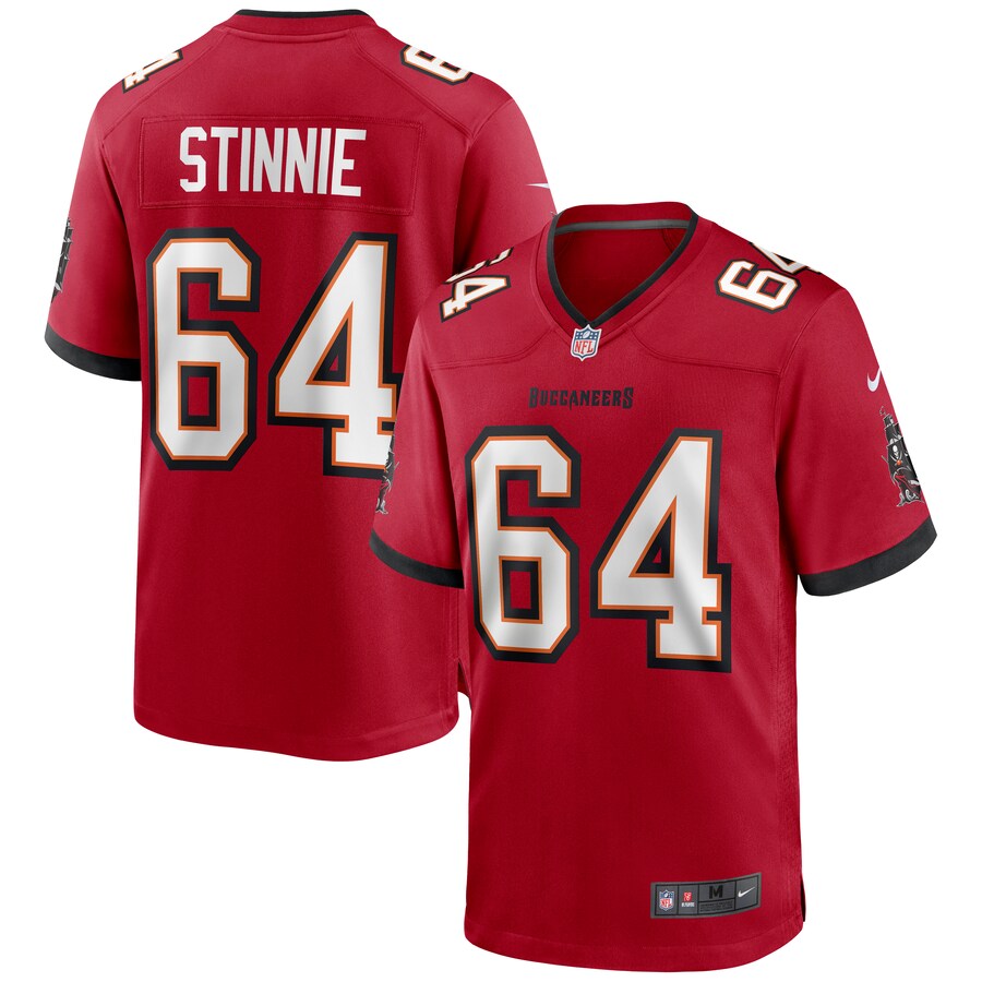 Men's Tampa Bay Buccaneers Aaron Stinnie Nike Red Game Jersey - Jersey