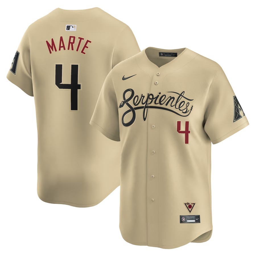 Men's Arizona Diamondbacks Ketel Marte Nike Sand City Connect Limited Player Jersey - Jersey