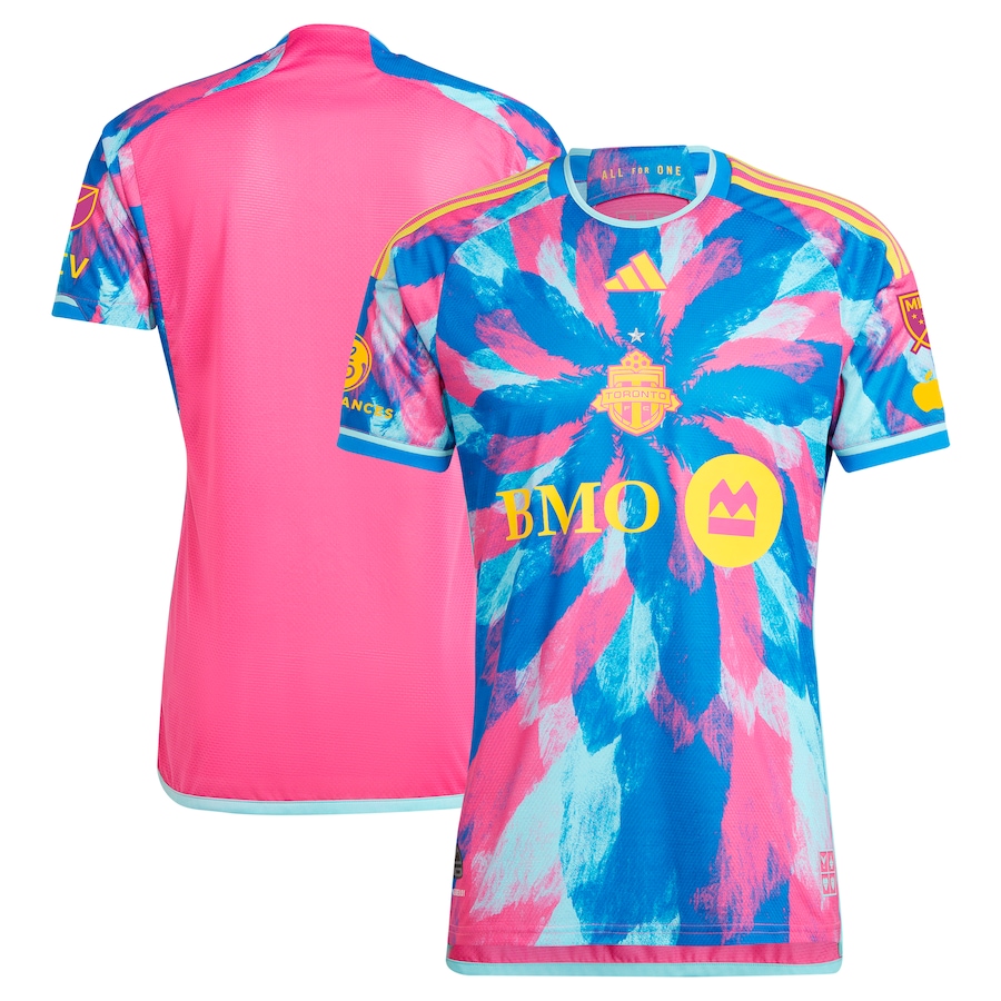 Men's Toronto FC  adidas Pink 2023 The Energy Kit Authentic Patch Jersey - Jersey