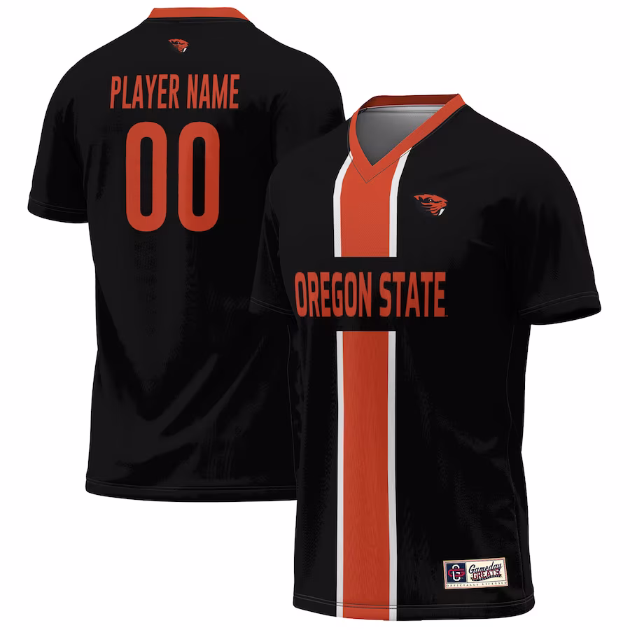 Oregon State Beavers GameDay Greats Unisex Pick-A-Player NIL Lightweight Soccer Jersey - Black - Jersey