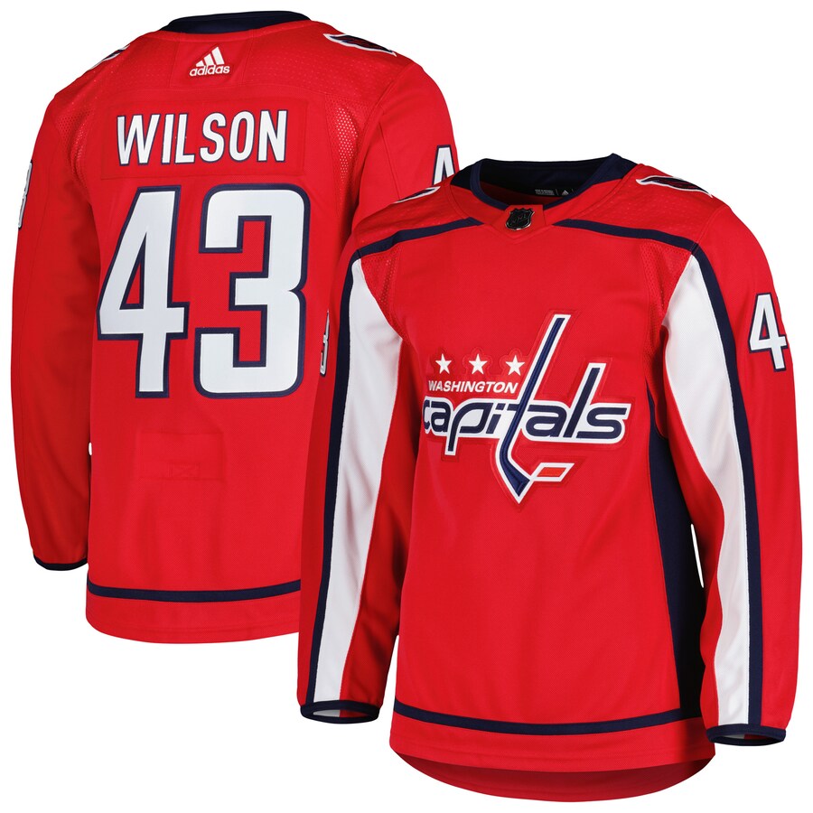 Men's Washington Capitals Tom Wilson adidas Red  Primegreen Authentic Pro Player Jersey - Jersey