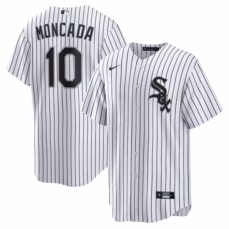 Men's Chicago White Sox Yoan Moncada Nike White Home Replica Player Name Jersey - Jersey