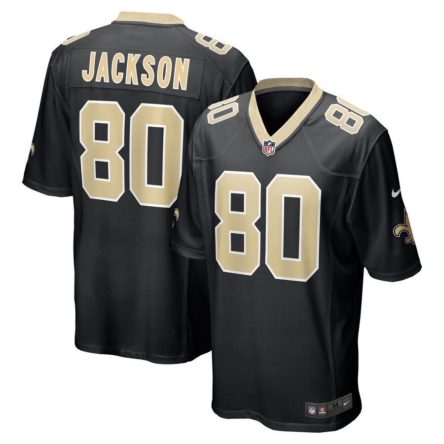 Men's New Orleans Saints Jermaine Jackson Nike Black Game Jersey - Jersey
