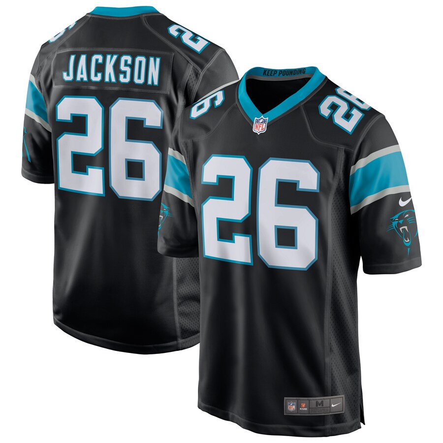Men's Carolina Panthers Donte Jackson Nike Black Game Jersey - Jersey