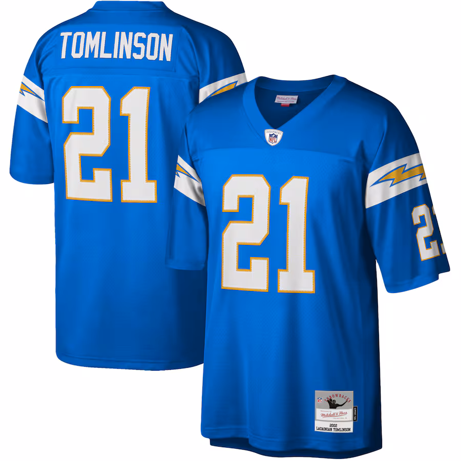 Men's Los Angeles Chargers LaDainian Tomlinson Mitchell & Ness Powder Blue Legacy Replica Jersey - Jersey