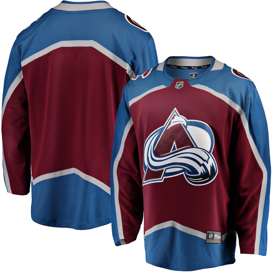Men's Colorado Avalanche Fanatics Branded Maroon Breakaway Home Jersey - Jersey