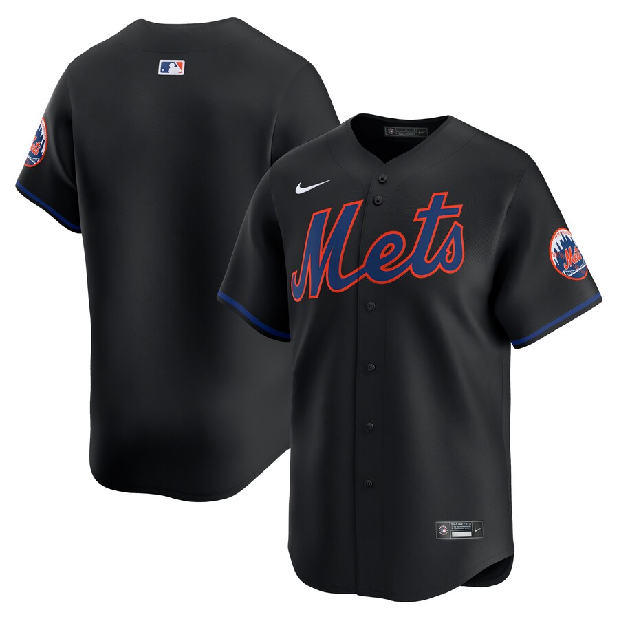 Men's New York Mets  Nike Black  Alternate Limited Jersey - Jersey