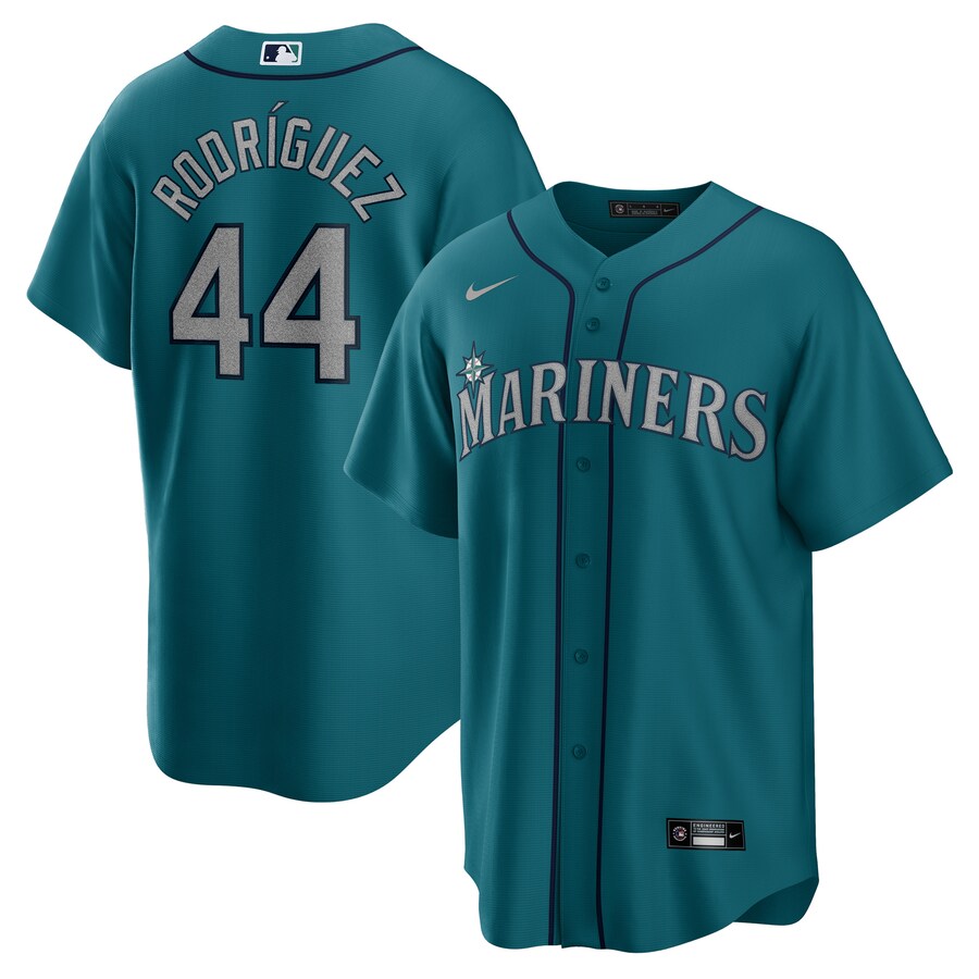 Men's Seattle Mariners Julio Rodríguez Nike Teal Official Replica Player Jersey - Jersey