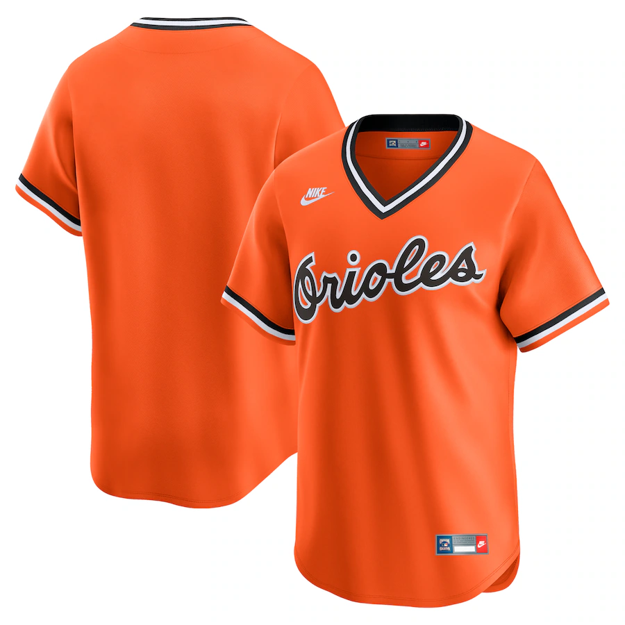Men's Baltimore Orioles Nike Orange Throwback Cooperstown Collection Limited Jersey - Jersey