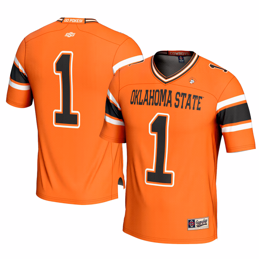 Youth GameDay Greats #1 Orange Oklahoma State Cowboys Football Jersey - Jersey