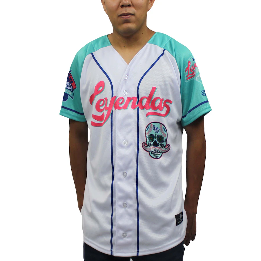 Men's Lexington Legends White/Teal Copa Replica Jersey - Jersey
