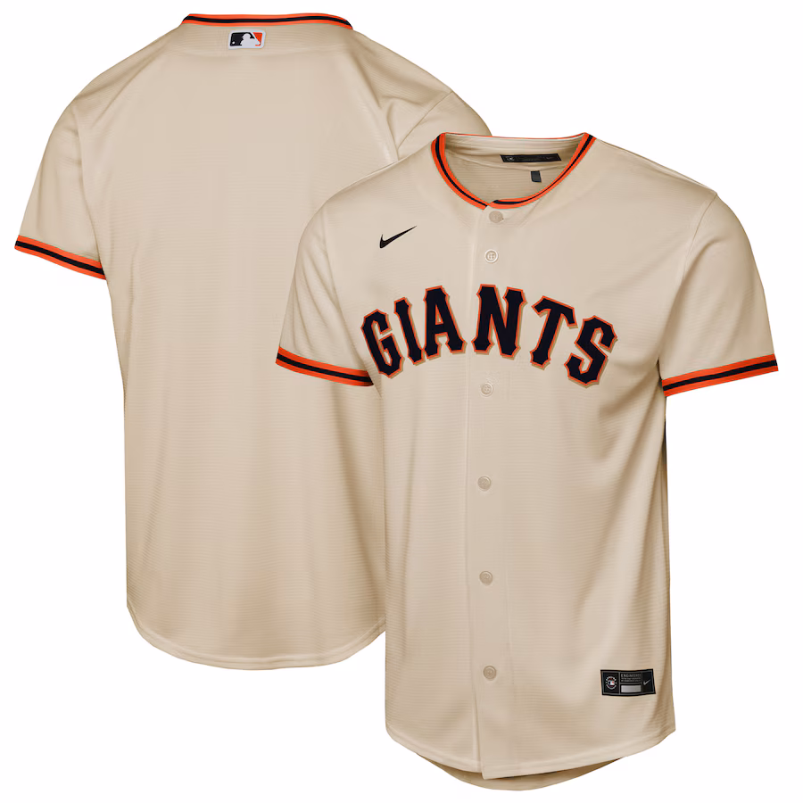 Youth San Francisco Giants Nike Cream Home Replica Jersey - Jersey
