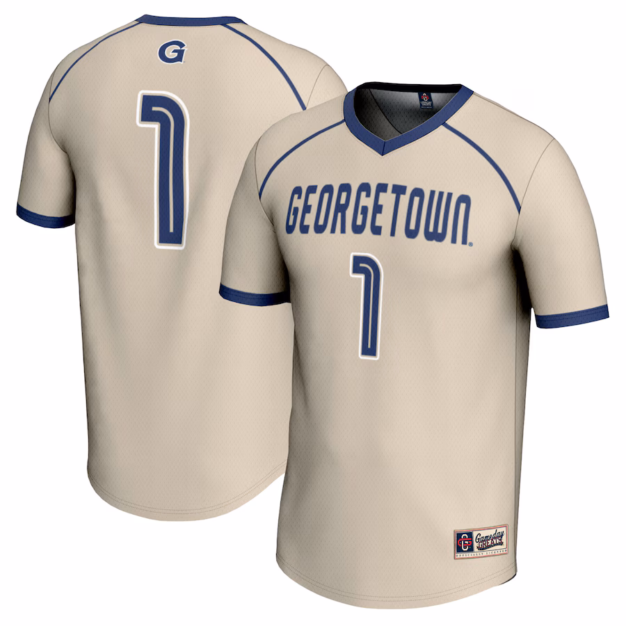 #1 Georgetown Hoyas GameDay Greats Youth Lightweight Women's Lacrosse Jersey - Gray - Jersey