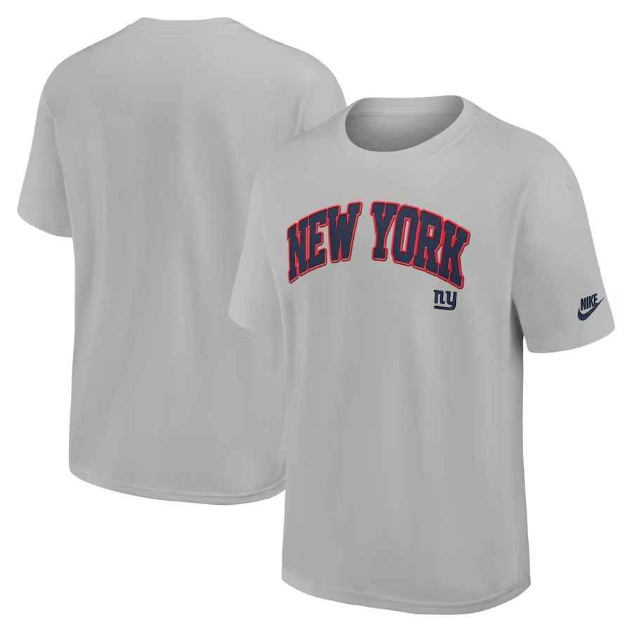 Men's New York Giants  Nike Silver Rewind Max90 Statement T-Shirt - Jersey
