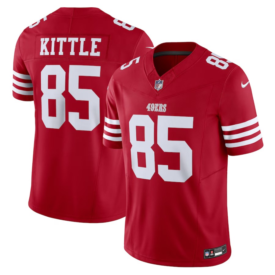 Men's San Francisco 49ers George Kittle Nike Scarlet Vapor F.U.S.E. Limited Jersey - Jersey