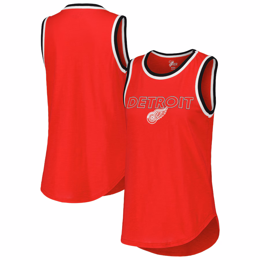 Women's Detroit Red Wings G-III 4Her by Carl Banks Red Strategy Tank Top - Jersey