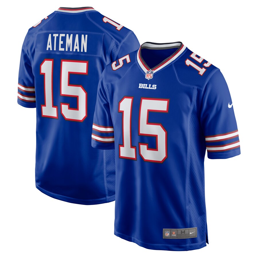Men's Buffalo Bills Marcell Ateman Nike Royal Team Game Jersey - Jersey