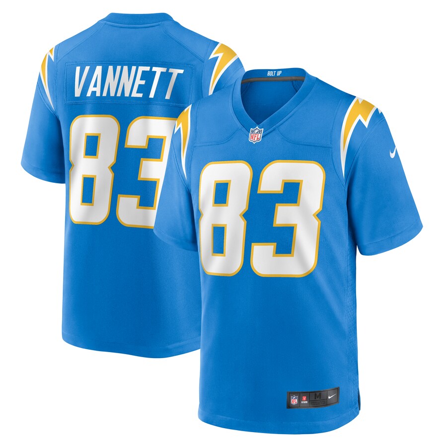 Men's Los Angeles Chargers Nick Vannett Nike  Powder Blue Team Game Jersey - Jersey
