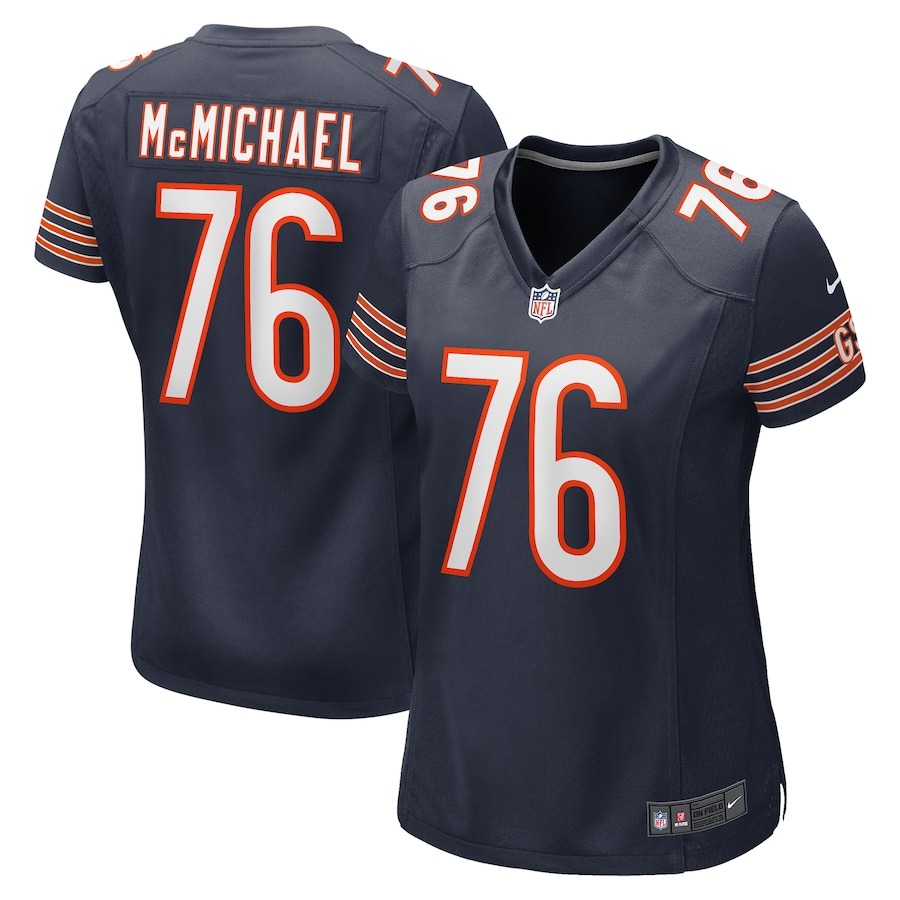 Women's Chicago Bears Steve McMichael Nike  Navy  Retired Player Game Jersey - Jersey