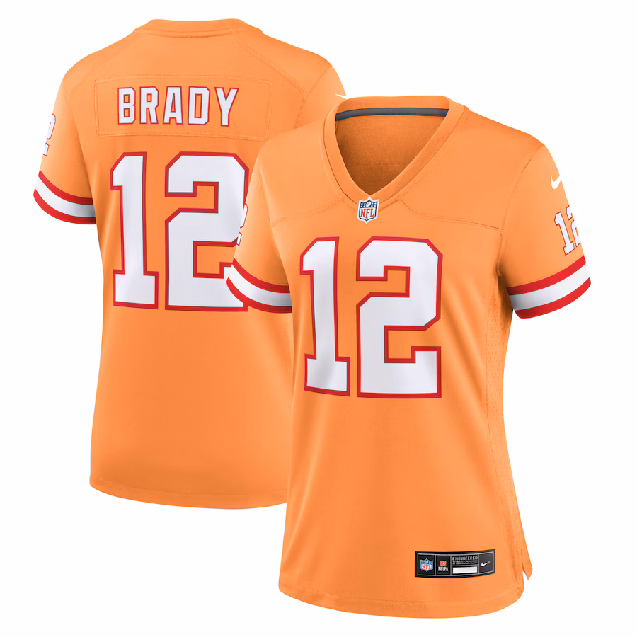 Women's Tampa Bay Buccaneers Tom Brady Nike Orange Player Jersey - Jersey