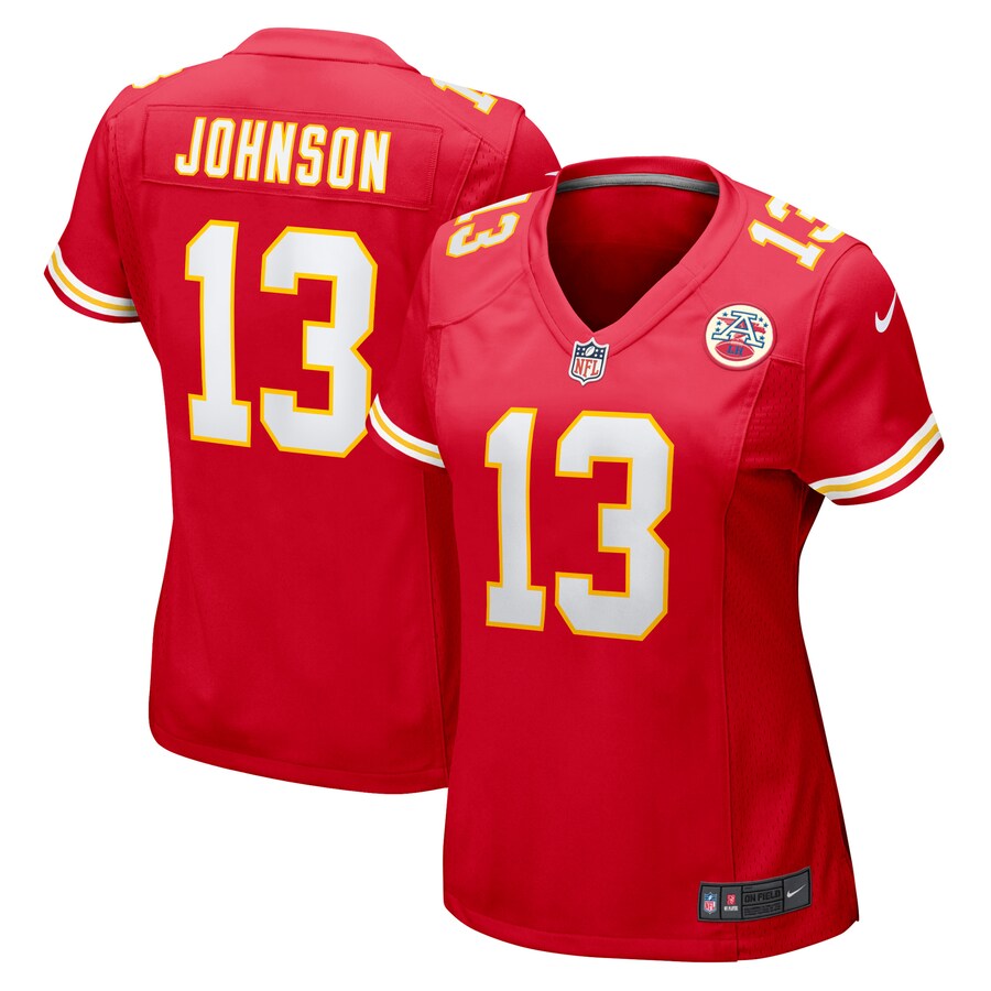 Women's Kansas City Chiefs Nazeeh Johnson Nike Red Game Player Jersey - Jersey