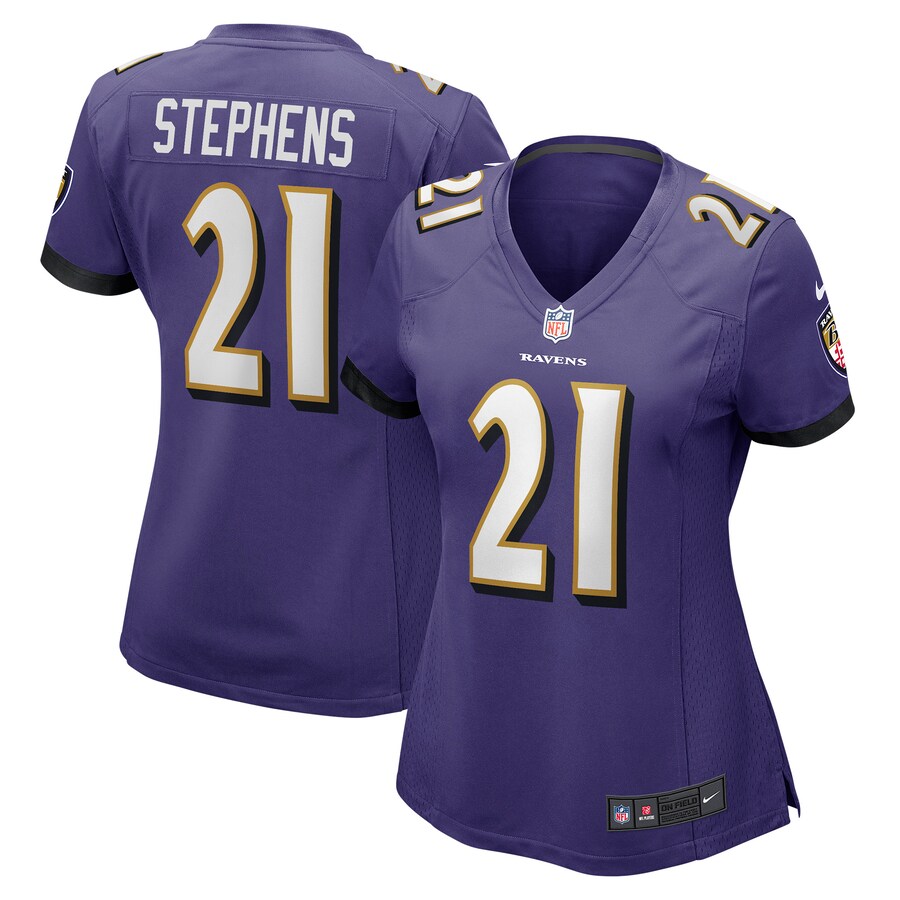 Women's Baltimore Ravens Brandon Stephens Nike Purple Game Jersey - Jersey