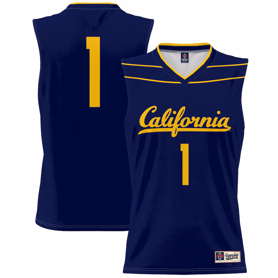 Youth GameDay Greats #1 Navy Cal Bears Lightweight Basketball Fashion Jersey - Jersey