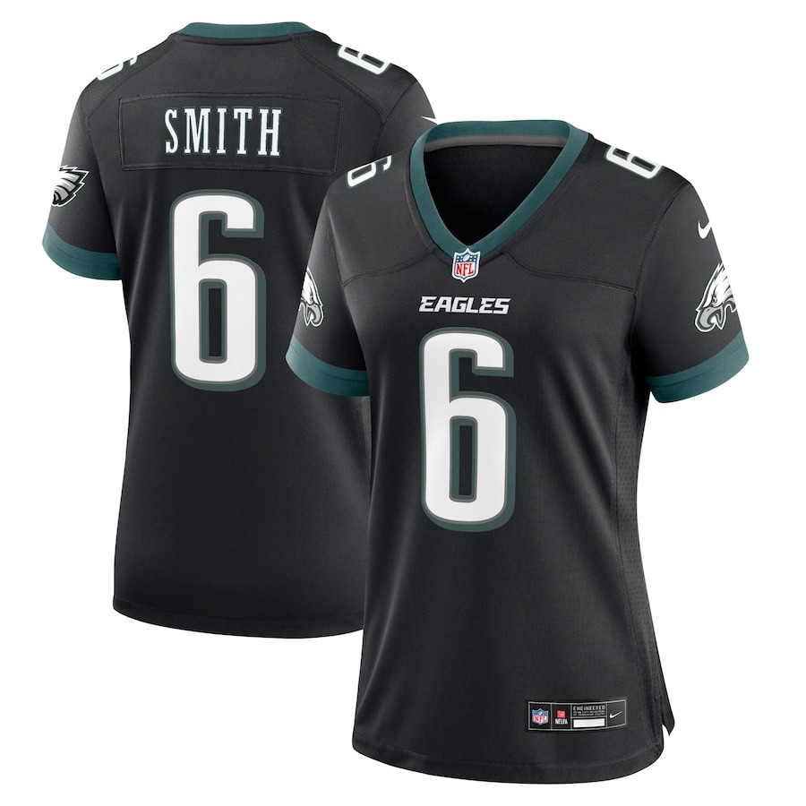 Women's Philadelphia Eagles DeVonta Smith Nike Black Alternate Game Jersey - Jersey