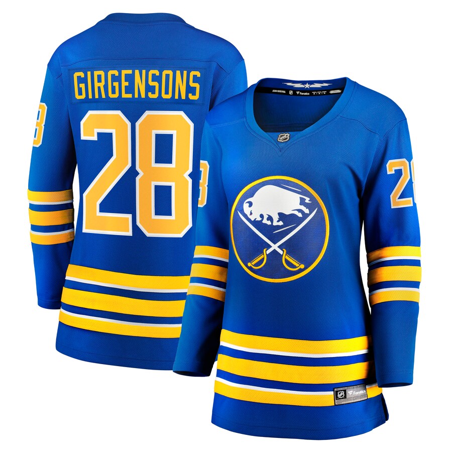 Women's Buffalo Sabres Zemgus Girgensons Fanatics Branded Royal Home Breakaway Player Jersey - Jersey