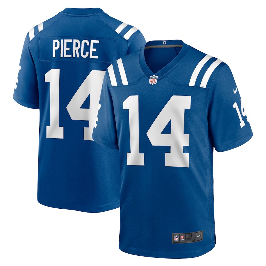 Men's Indianapolis Colts Alec Pierce Nike Royal Player Game Jersey - Jersey