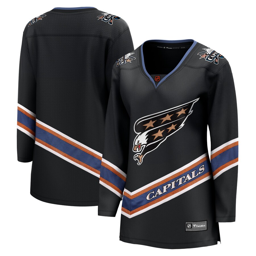 Women's Washington Capitals Fanatics Branded Black Special Edition 2.0 Breakaway Blank Jersey - Jersey