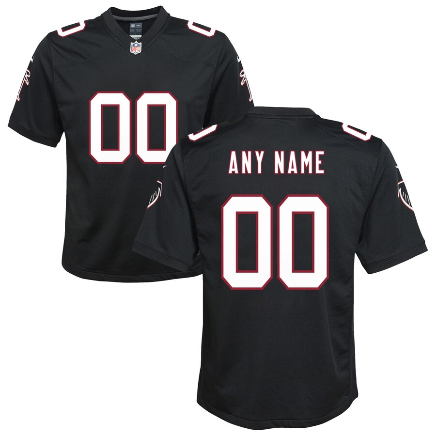 Youth Atlanta Falcons Nike Black Throwback Custom Game Jersey - Jersey