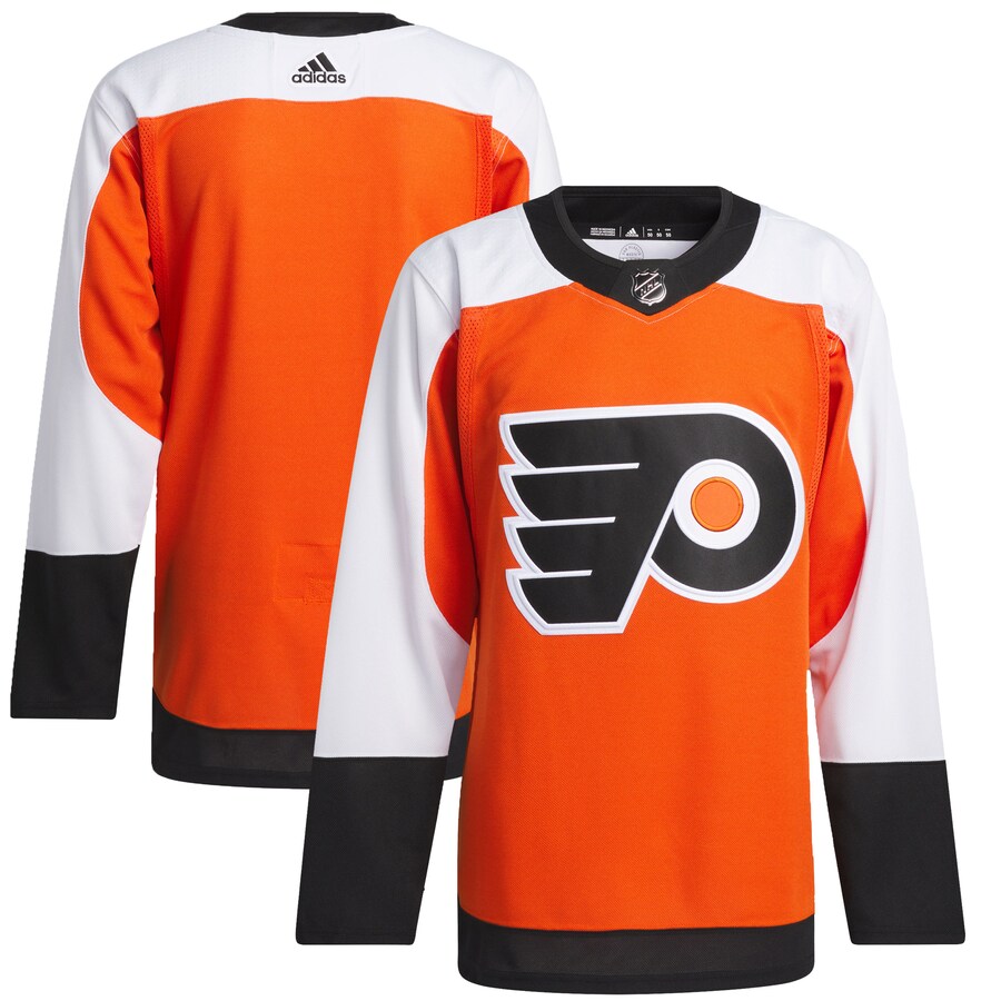Men's Philadelphia Flyers  adidas Burnt Orange Home Primegreen Authentic Jersey - Jersey