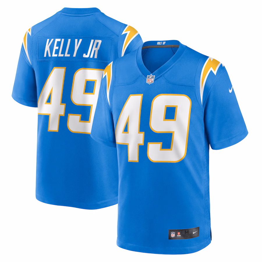 Men's Los Angeles Chargers John Kelly Jr. Nike Powder Blue Team Game Jersey - Jersey